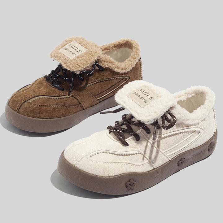 少女孩2025冬季加绒美拉德板鞋潮新款韩版低帮女学生保暖二棉鞋