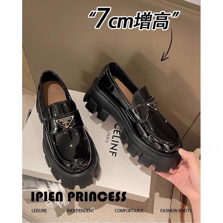 网红女款爆款英伦风小皮鞋2025春秋季新款乐福鞋jk配裙子深口单鞋