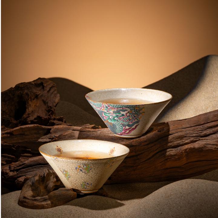 万仟堂陶瓷茶杯个人专用千杯主人杯男女士高端主人杯丝路茶盏
