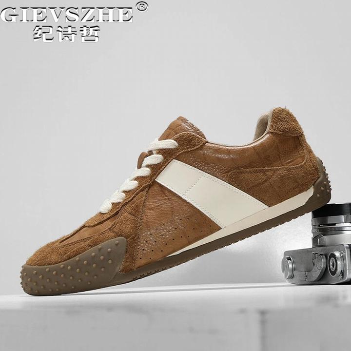 纪诗哲男鞋时尚百搭透气运动鞋子男款个性轻便板鞋潮流复古休闲鞋