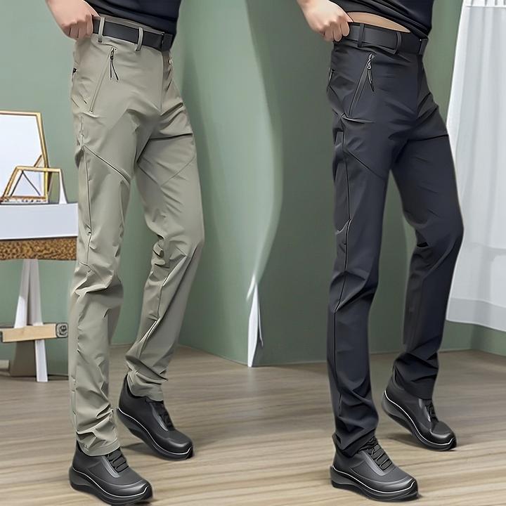 2025秋冬男士冲锋裤户外运动厚款长裤潮流百搭帅气修身工装休闲裤