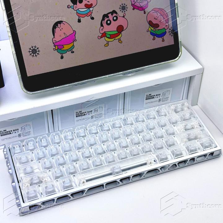 顶面雾透PC透光键帽支持wooting EZ63MADE68 hero68ND63夜魔磁轴