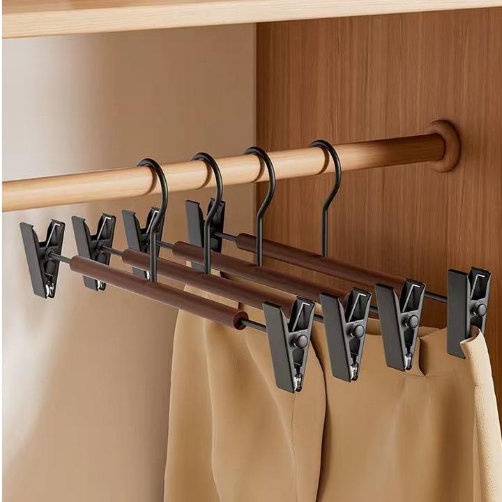 【整理师推荐】高端榉木家用无痕裤架