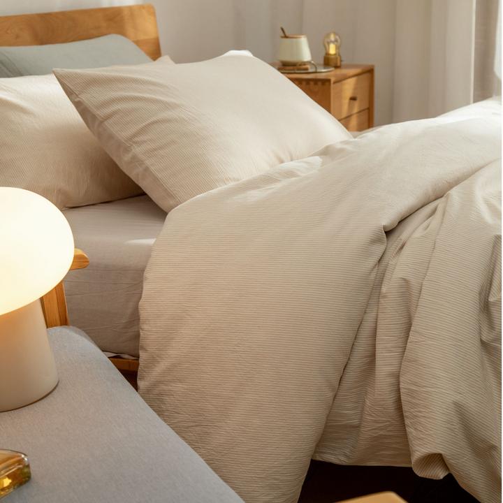 学生宿舍可用 日式简约全棉水洗棉四件套 100%新疆棉宿舍三件套