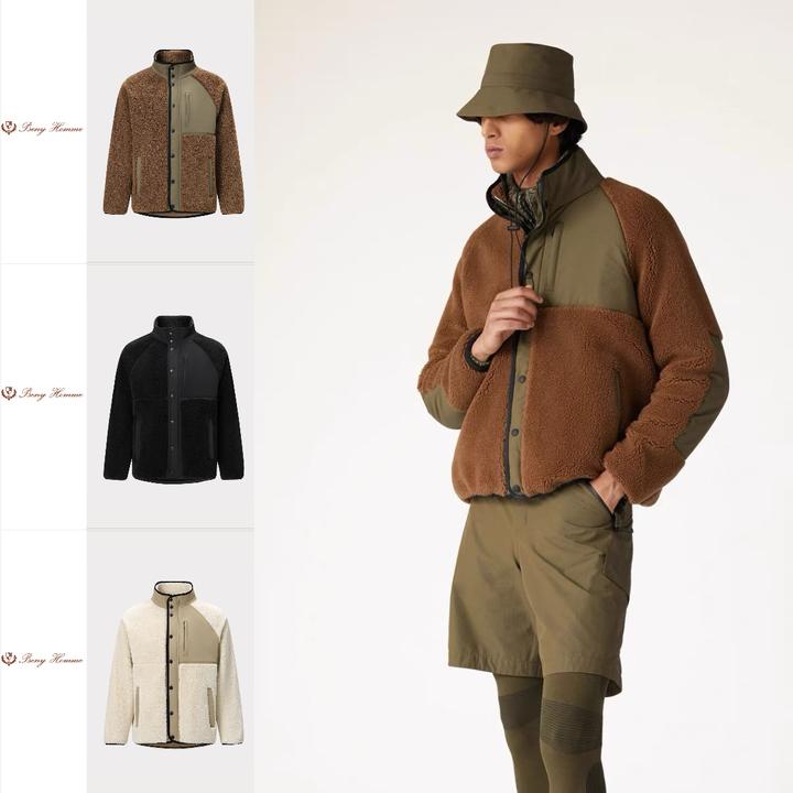 意式高奢老钱风秋冬男女情侣款加绒加厚防风保暖时尚百搭潮流外套