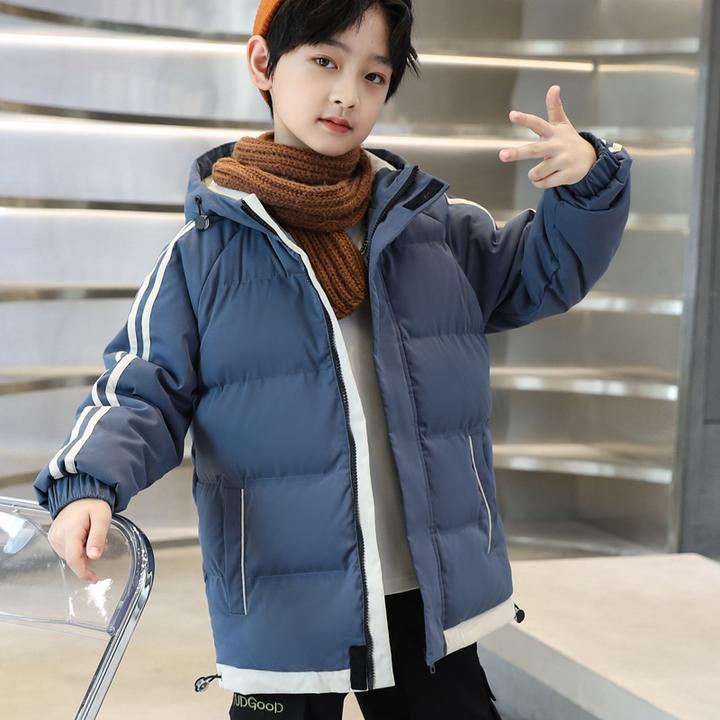 品牌中大男童棉服儿童加厚棉衣保暖冬装棉袄男孩宽松洋气外套冬季