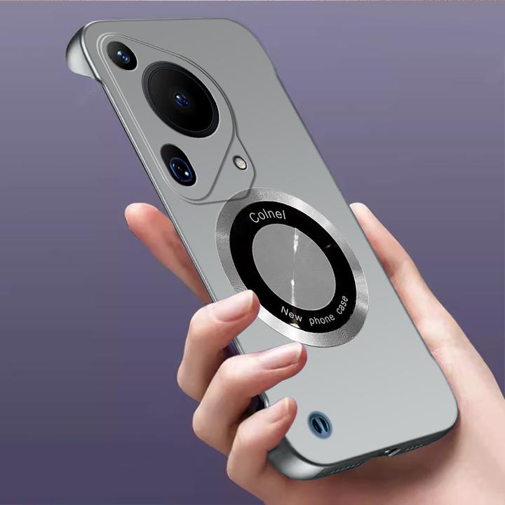 适用华为P70Ultra手机壳无边框超薄保护套亲肤感磁吸个性创意透明