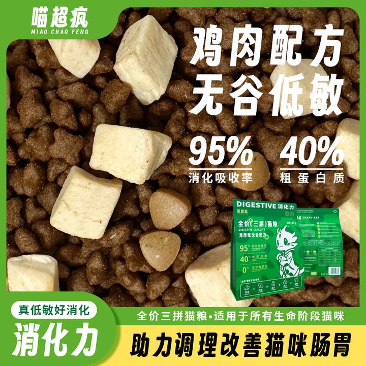 喵超疯喵超疯猫粮大促：精选食材，打造喵界疯狂健康食尚福利猫粮试