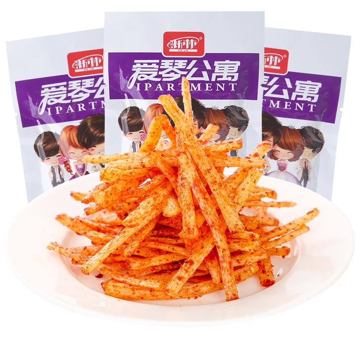 新林爱情公寓辣条小包麻辣味经典怀旧小零食8090后校园面筋小吃