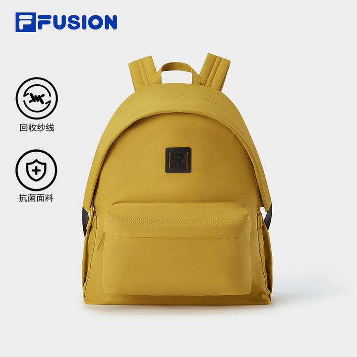 FILA斐乐正品简约潮流运动户外休闲包男包女包纯色通勤双肩背轻便