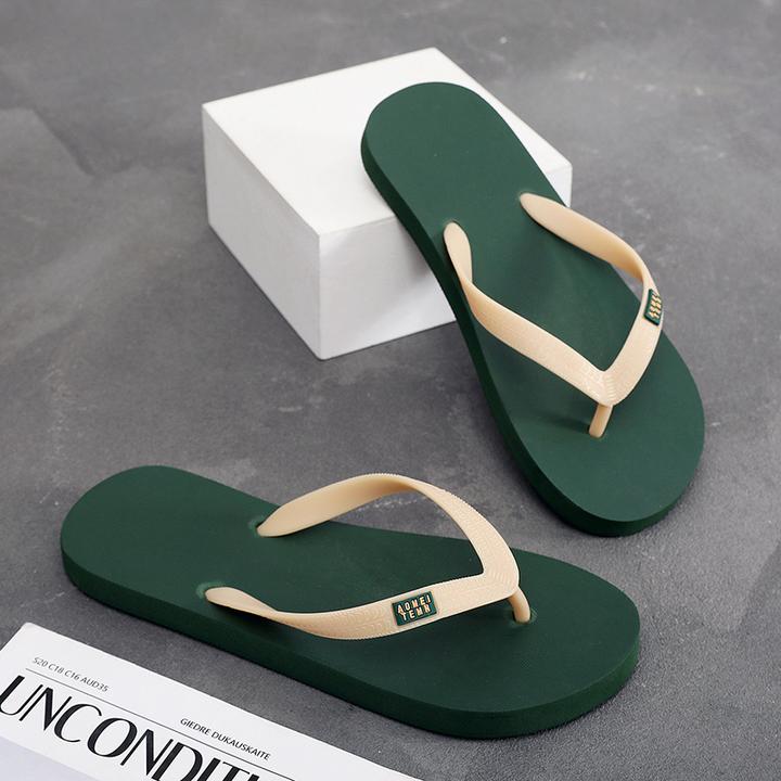 拖鞋人字拖高档进口橡胶时尚外穿男士拖鞋2025年夏季防滑人字拖鞋