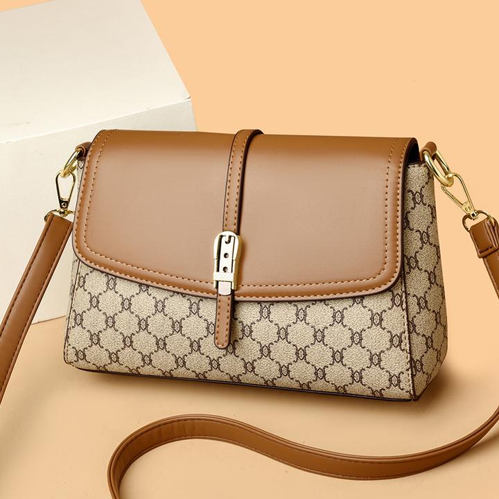 正品百搭中年小包包妈妈包洋气夏季复古单肩包简约韩版女士斜跨包