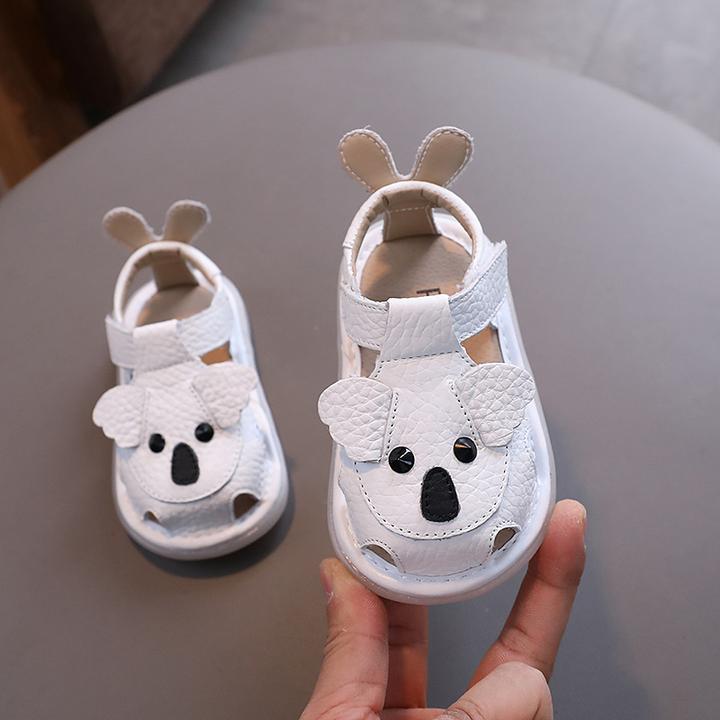 夏季包头婴儿鞋子宝宝凉鞋男童软底防滑0一1-3岁女幼儿学步鞋透气