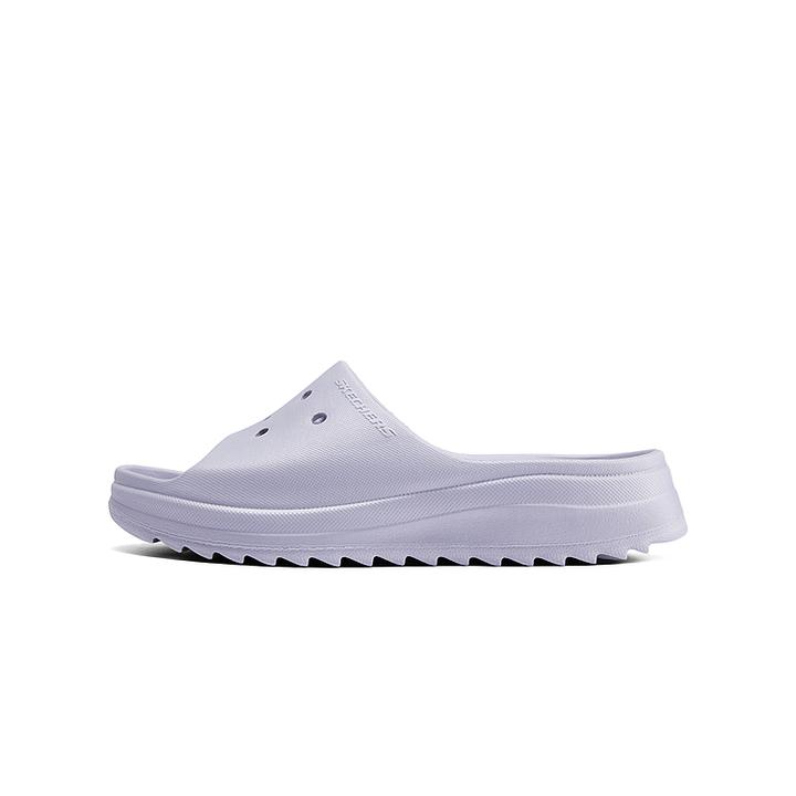 斯凯奇夏季女子休闲百搭外穿白色时尚透气防滑居家轻便拖鞋111580