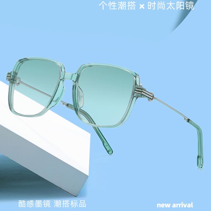 潮流偏光镜方框墨镜网红眼镜高清遮阳镜男女同款时尚复古太阳镜