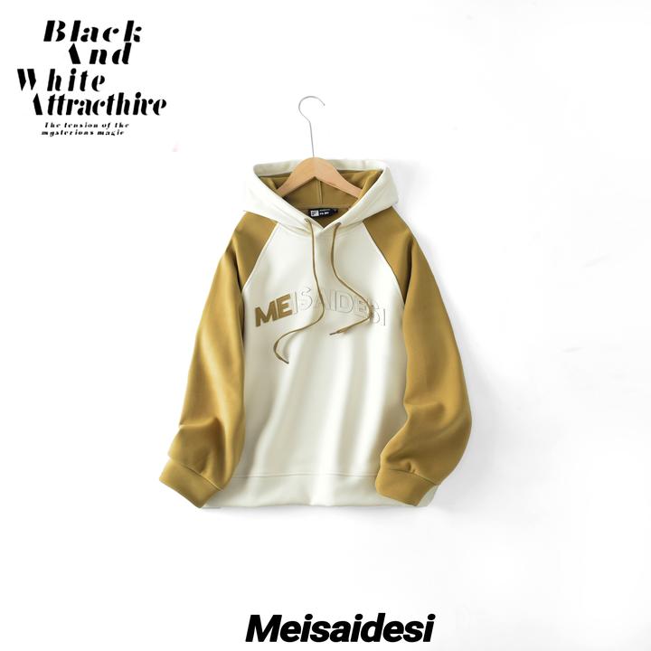MEISAIDESI品牌·肌理慕斯绒~五代十级防寒插肩袖连帽卫衣Z853 L