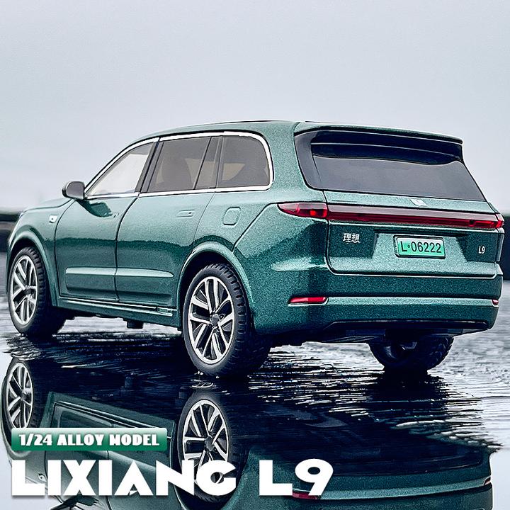 仿真1:24理想L9合金车模转向避震玩具车男孩收藏摆件男人汽车模型