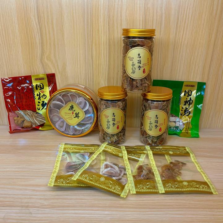 高丽参头尾片3罐1斤（送1盒鹿茸片+1包四物+1包四神+4小包试吃）