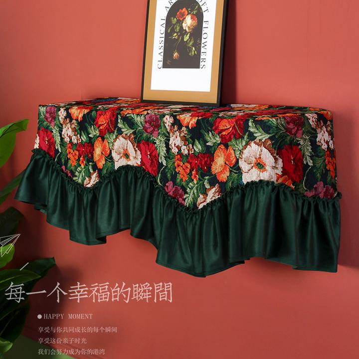 美式高级感空调罩挂式空调防尘罩壁挂式挂机遮灰罩家用欧式挂机罩
