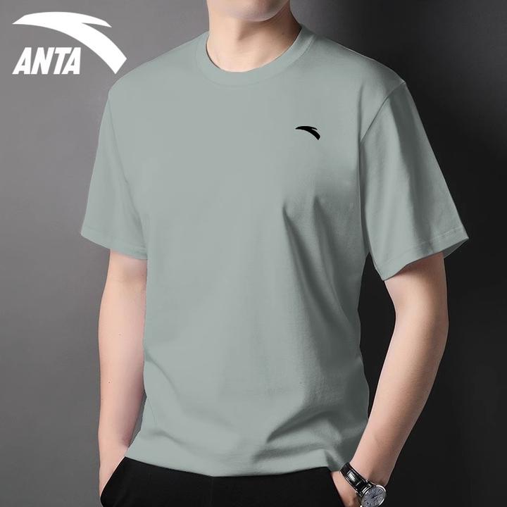 安踏冰丝短袖男夏季速干衣正品新款t恤运动半袖上衣男装952527139