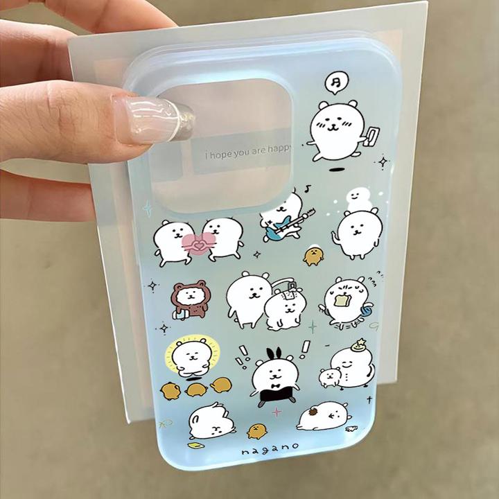 搞怪自嘲熊适用iphone16/15苹果手机壳SE2软胶14promax13磨砂1211