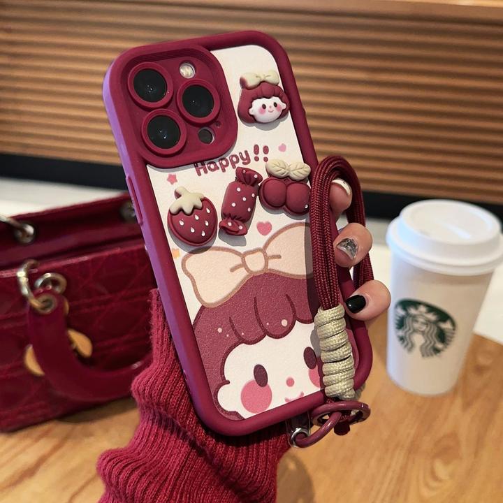 蝴蝶结女孩天眼阶梯保护壳适用苹果vivo华为oppo小米天2024高级感