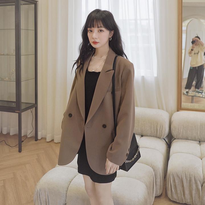 1801新款春季小西装外套女休闲宽松西服气质休闲韩版春秋网红