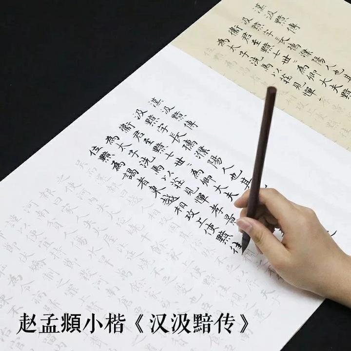 赵孟頫小楷毛笔字帖练字宣纸汉汲黯传临摹楷书法入门描红初学者
