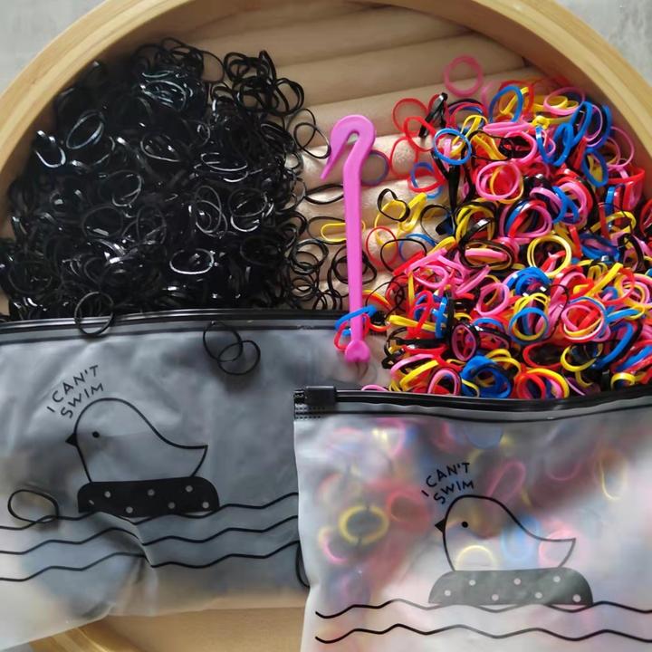 休闲风公主风2025发饰女孩发绳成人不伤发耐用黑色高弹头绳小皮筋