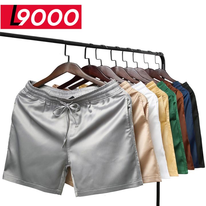 高档丝质夏季冰爽四分裤男女情侣居家休闲外穿3分4分裤三分短裤潮