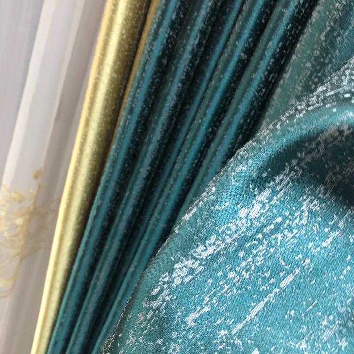 【念家精品】超豪华仿真丝柔顺丝滑绸缎轻奢客厅卧室大气成品窗帘