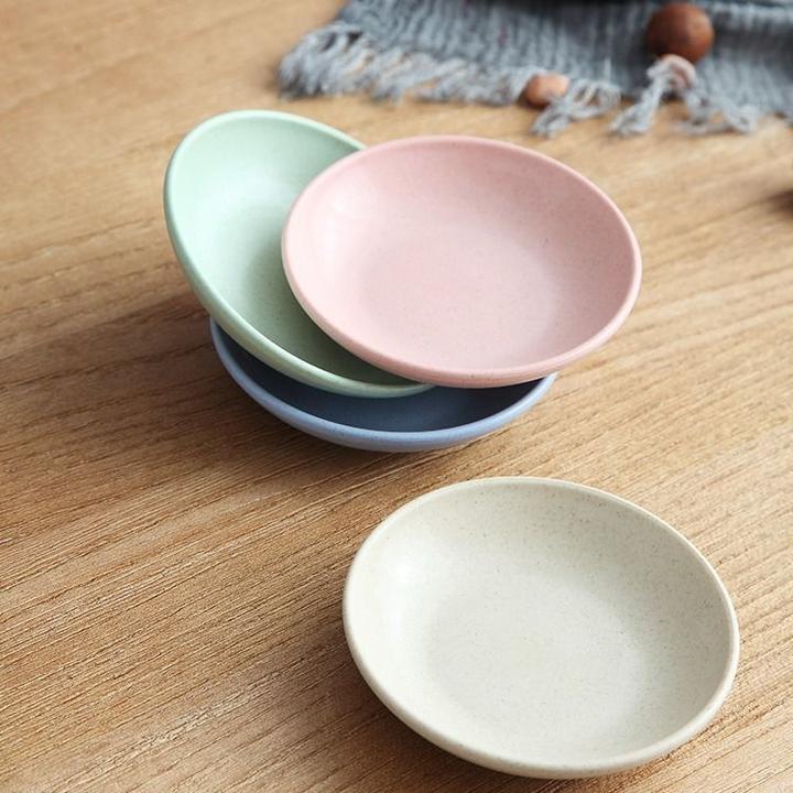 粗盐碟一套12个碟防摔家用粗盐专用碟