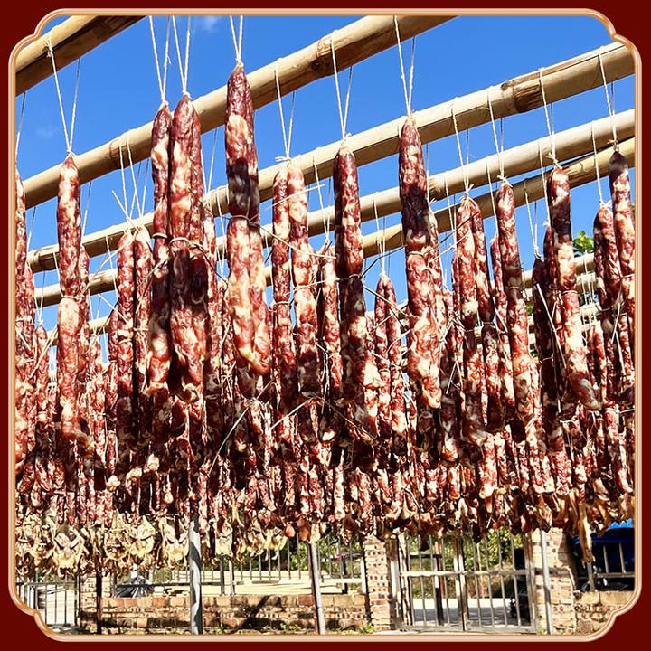 咸香纯猪肉腊肠.从化非遗广腊坊农家手工自然风干