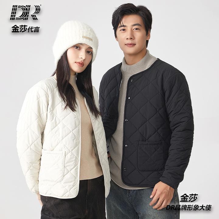 男女同款三防秋冬绵羊毛绗缝长袖休闲外套-T