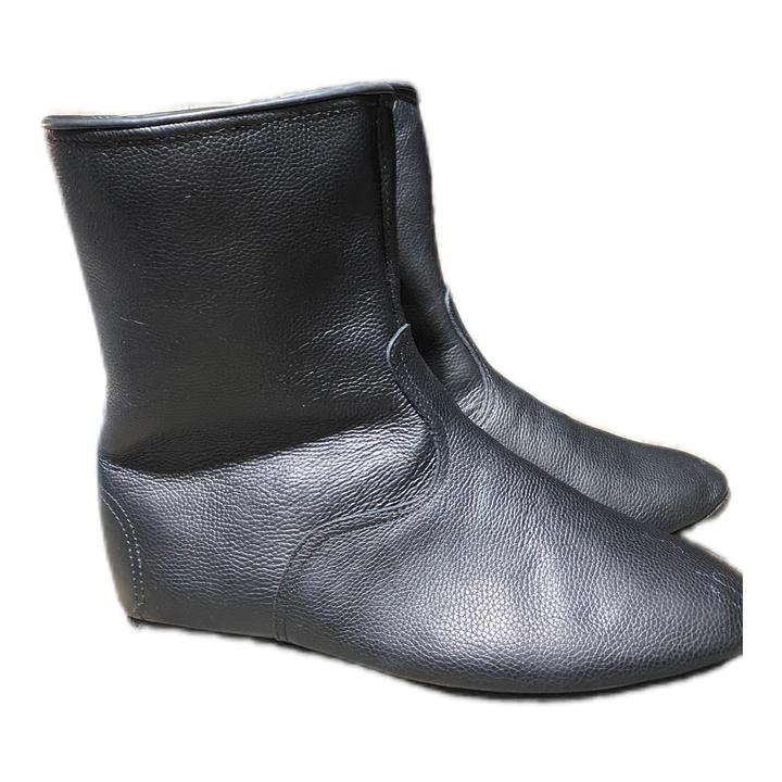 冬天厚保暖皮袜子