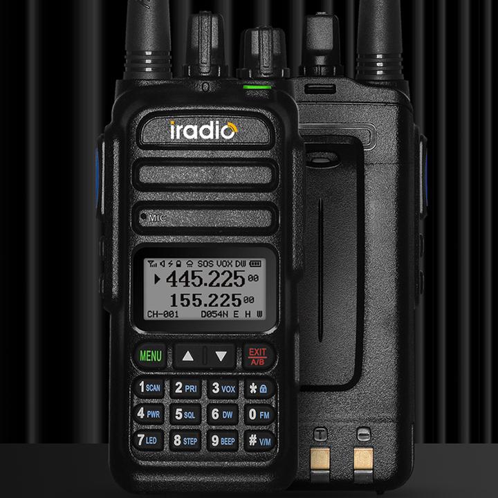 艾迪欧UV83对讲机双频双守手动调频自驾游手台无线户外手持对讲