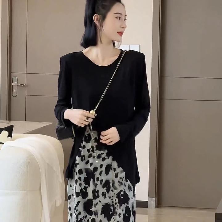 不规则开衩雪透视款花棉防晒上衣026