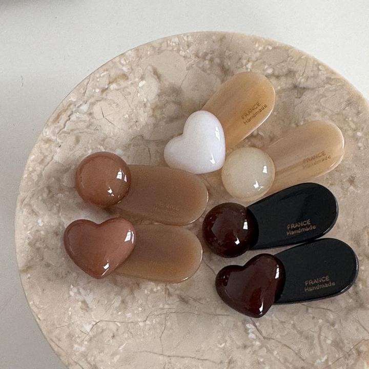 新款洋气可爱刘海夹爱心豆豆小号发夹鸭嘴夹女碎发侧边夹头饰发饰