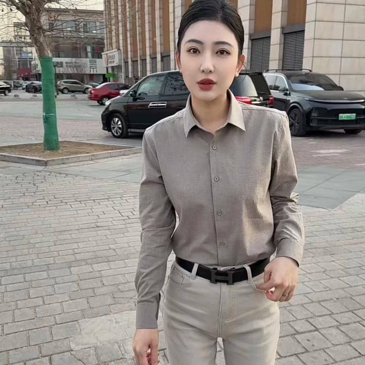 小夕弗朗盾衬衫新疆长绒棉纯棉男磨毛舒适亲肤软长袖商务休闲衬衫