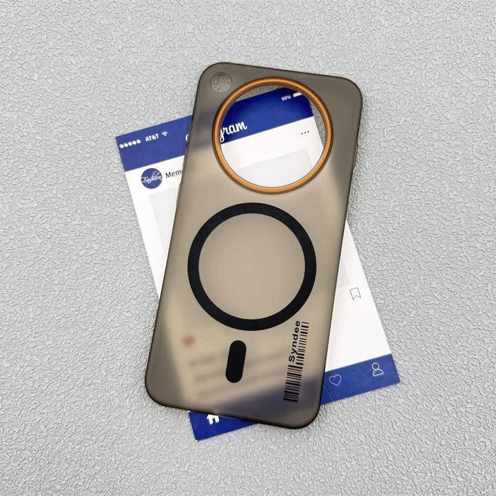 适用OPPOfindx8s手机壳磁吸磨砂半透x8ultra高级感大孔镜头硬壳x7