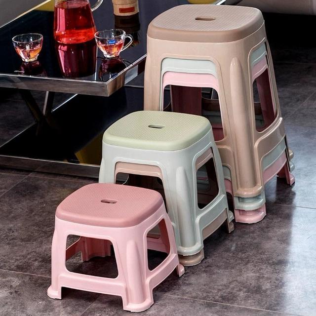 塑料凳子高凳加厚大号家用寝室小号圆凳茶几时尚大人宿舍板凳