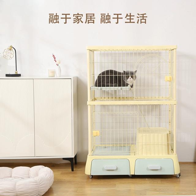 猫笼子家用一体猫屋猫厕猫别墅小户型不占地猫窝猫屋超大自由空间