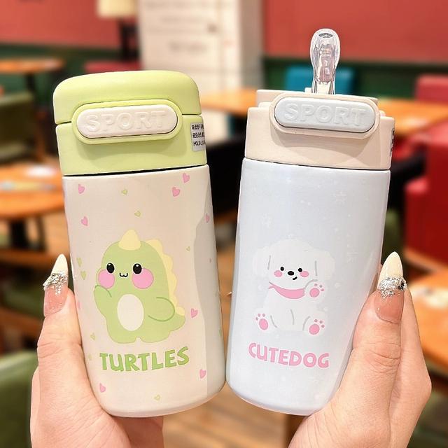 迷你保温杯女生便携小巧吸管杯小容量杯子儿童吸管杯便携学生杯子