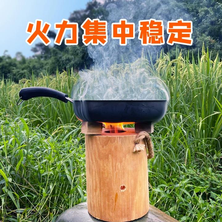 户外便携柴火炉野炊露营原木柴火灶室内家用烧水炉子瑞典火炬炉具