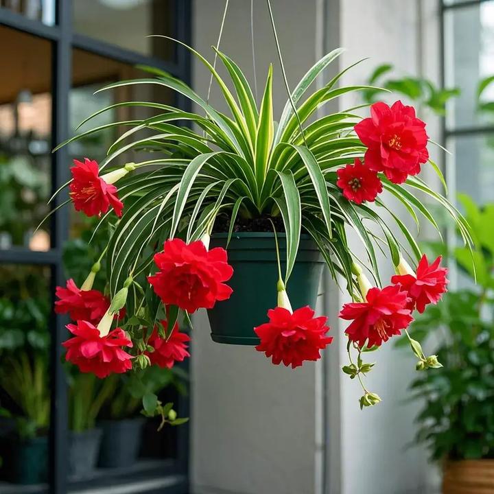 金娃娃吊兰大花重瓣浓香型花卉绿植四季可种植盆栽室外耐寒热易活