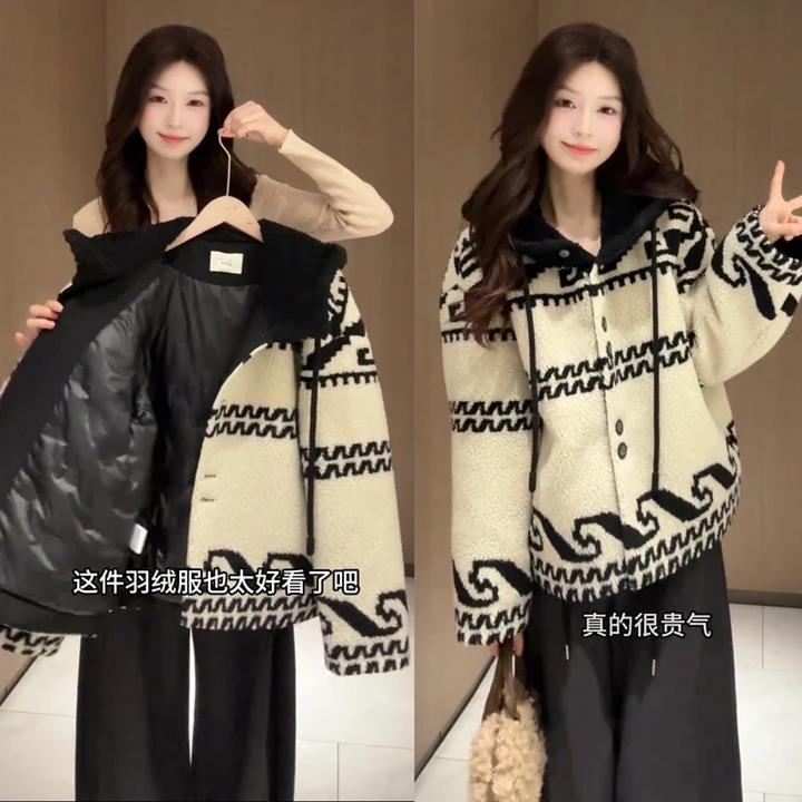 时尚小香风棉衣外套2025秋冬新款百搭保暖洋气显瘦气质高级感上衣