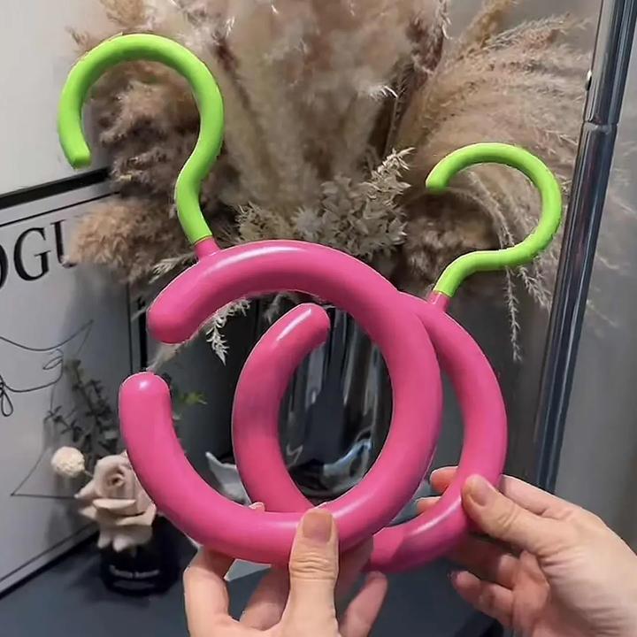 多巴胺宿舍衣柜帽子收纳衣架挂钩丝巾领带丝袜皮带多功能置物挂架