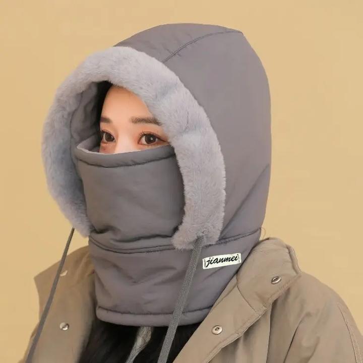 爆款冬季帽子保暖防风套头围脖帽防寒骑车护耳男女骑电车风雪帽