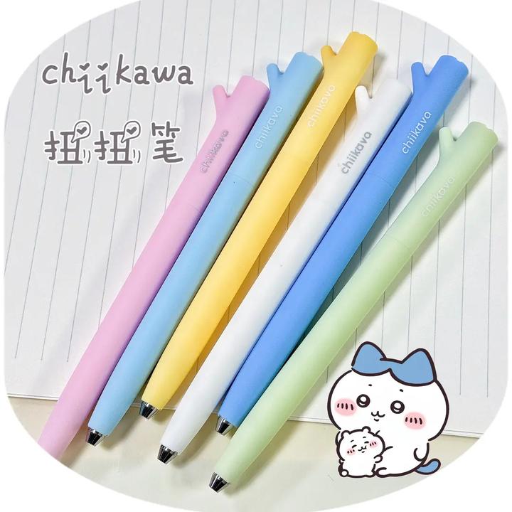 网红吉伊卡哇伊创意扭扭笔转转乐速干中性笔刷题笔黑笔0.5mm F370
