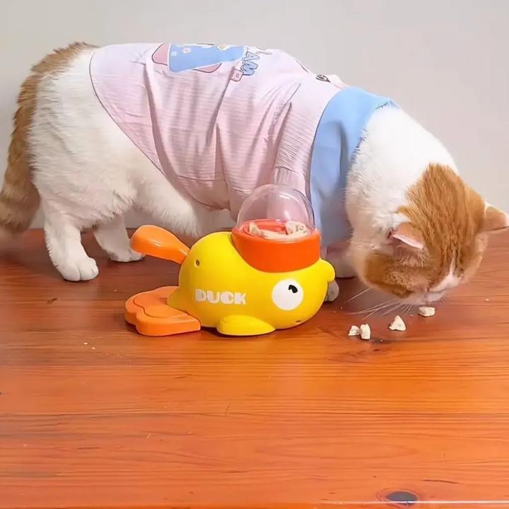 小黄鸭宠物漏食器猫咪狗狗互动玩具训练器宠物玩具狗粮投食漏食器